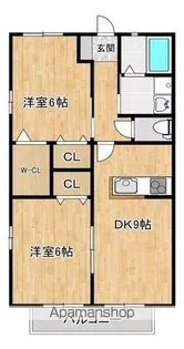 グランドヒル【2階】の間取り