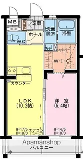 サンリットSR 鶴町【5階】の間取り