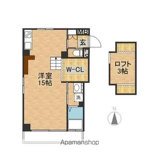 ALTE EAST TOWER【4階】の間取り