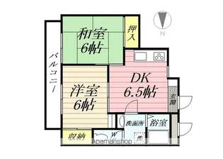 サンモリッツ山口【1階】の間取り