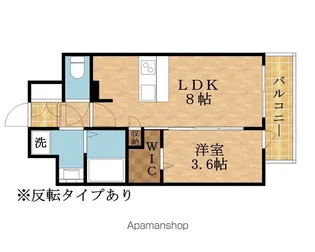 ワールドアイ大阪城EASTⅢ【3階】の間取り
