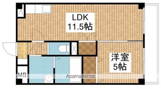 ASプレミアム関屋金衛町【1階】の間取り