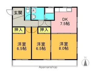永田邸【2階号室】の間取り