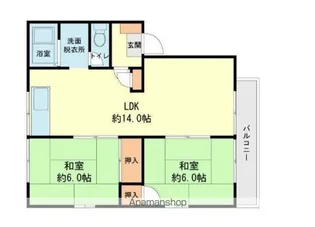 ファミールライト【201号室】の間取り