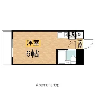 フレスコ永山【101号室】の間取り