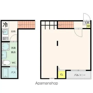 QUONS PRAYER【2階】の間取り