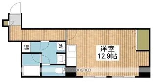 ブランカ万代【3階】の間取り