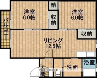 ソ・レーユ【1階】の間取り