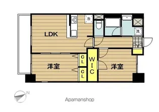 レジデンスヒルズ【2階】の間取り