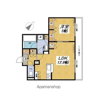 2026年2月完成 ARETE氷川台【2階】の間取り