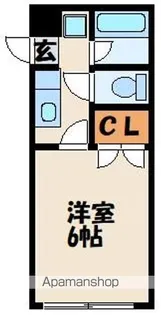 ファイブビル【401号室】の間取り