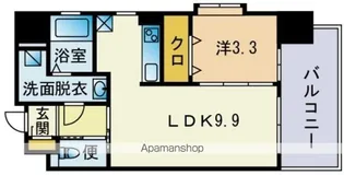 ラコルタ天神【6階】の間取り