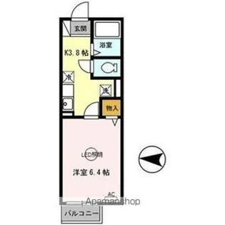 プリシェール千里【102号室】の間取り