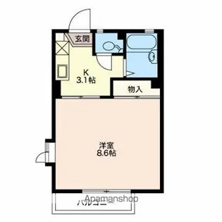 レーベン美里C棟【1階】の間取り