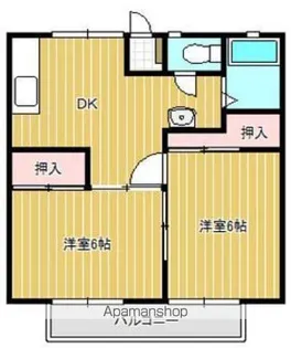 パナハイツウィル【1階】の間取り