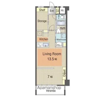 U・TOPIA TOWER【6階】の間取り