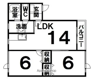 VILLAGE37【2階】の間取り