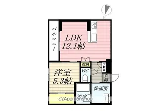 エトリヴィエール【1階】の間取り