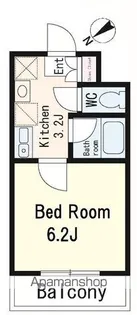 CITY CREATION茅場町【4階】の間取り