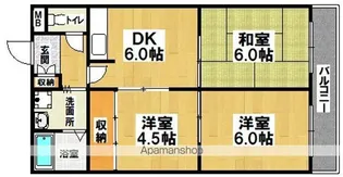 東栄マンション【405号室】の間取り
