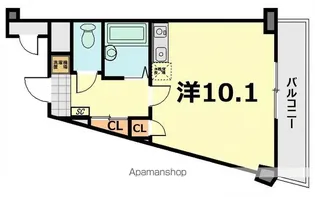 クレスト草津【1201号室】の間取り