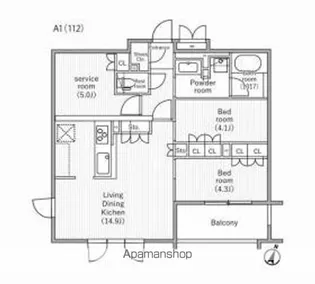 NIDO SAKURAGAOKA【1階】の間取り