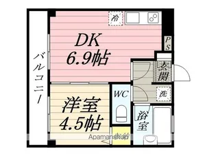 ホワイトパールパレス【3階】の間取り