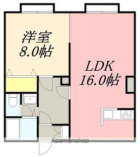 ソレイユSⅡ【1階】の間取り