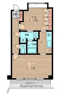 ガーデン目黒南【2階】の間取り