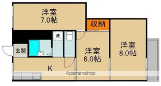 PLAYZ COURT【4階】の間取り