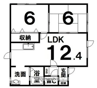 パレーシャル緑ヶ丘【2階】の間取り