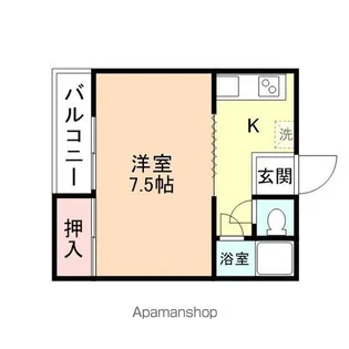 ブランテラス【202号室】の間取り