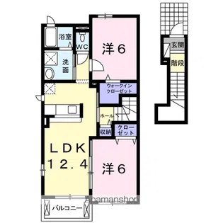 エストレージャ【2階】の間取り