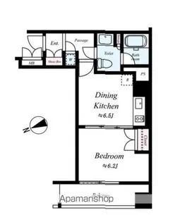 AXAS立川LR【4階】の間取り