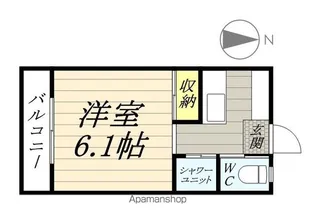 アップルホーム菊名【1階】の間取り