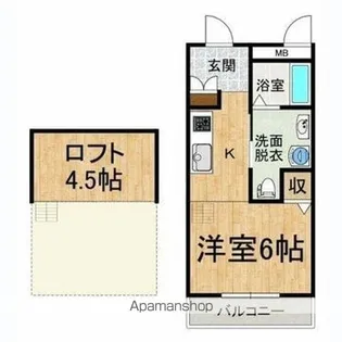 BLUE CASA【1階】の間取り
