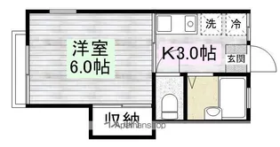 ジュネスハナブサ【2階】の間取り