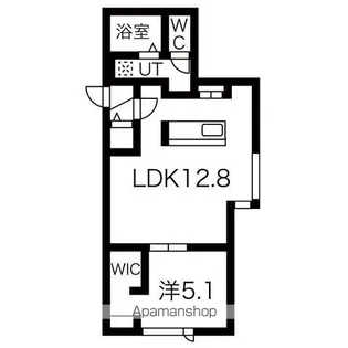 ノルフィーノ グレイス【1D号室】の間取り