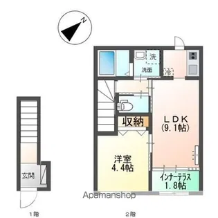 スターテラス玄好町(仮)【202号室】の間取り