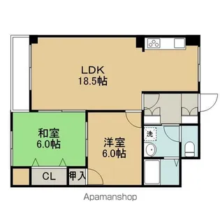 ホーマット千歳【202号室】の間取り