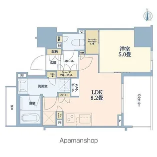 パークホームズ浅草橋【9階】の間取り