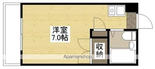 キングスコート【403号室】の間取り