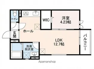 MAISON LUNA【3A号室】の間取り