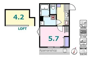 シュガール御所山ONE【1階】の間取り