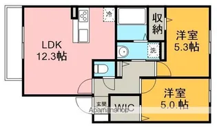 フェニックス小仙波 D棟【2階】の間取り
