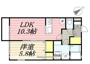 ウィンドテラスみどり台【3階】の間取り