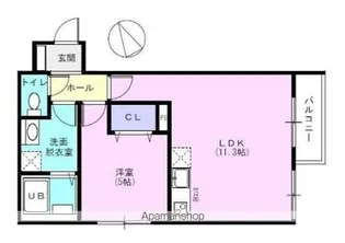 アルプス【2階】の間取り