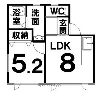 すみれ2【2階】の間取り
