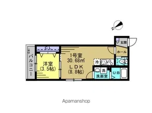 DK新松戸Ⅰ【1階】の間取り