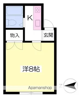 コート・ドール【2C号室号室】の間取り